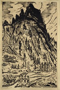 Der Berg von Ernst Ludwig Kirchner