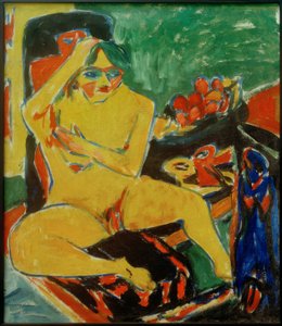 Akt im Atelier von Ernst Ludwig Kirchner
