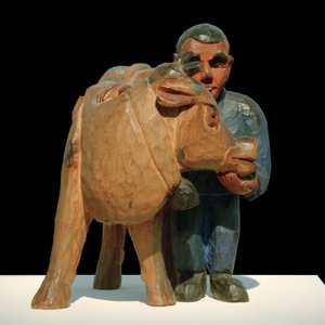 Bauer mit Kuh von Ernst Ludwig Kirchner