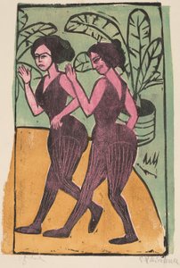 Englische Stepptänzer, 1911 von Ernst Ludwig Kirchner