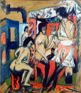 Nackte Frauen im Studio von Ernst Ludwig Kirchner