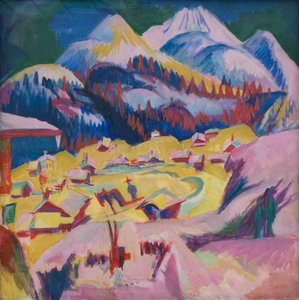 Frauenkirch im Winter, 1918-1919