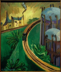 Gaskessel und Vorortsbahn
