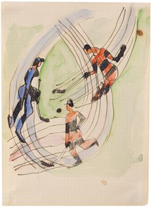Hockeyspieler von Ernst Ludwig Kirchner