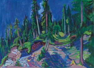 Studie eines Bergwaldes, 1936