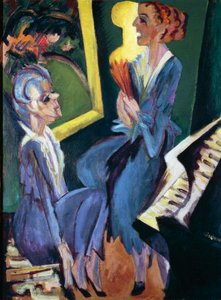 Musikzimmer von Ernst Ludwig Kirchner