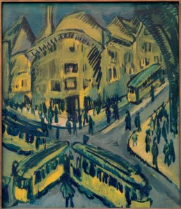 Nollendorfplatz von Ernst Ludwig Kirchner