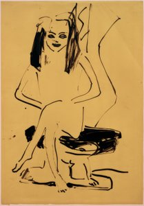 Ohne Titel (sitzende Marcella)