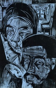 Bauernpaar im Cottage, 1919