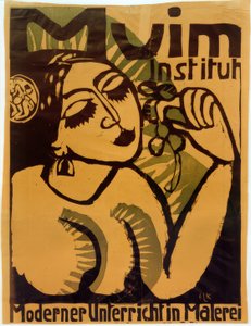 Plakat Muim Institut von Ernst Ludwig Kirchner