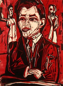 Porträt von Dr. Grohmann von Ernst Ludwig Kirchner