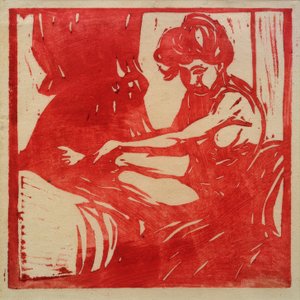 Sitzender Mädchenakt von Ernst Ludwig Kirchner