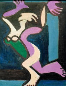 Tanzender Frauenakt, Gret Palucca von Ernst Ludwig Kirchner