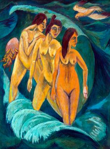 Drei Badende von Ernst Ludwig Kirchner