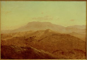 Blick von Olevano auf Paliano