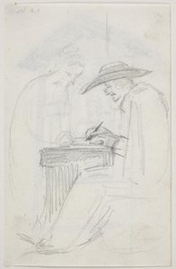 Studie zu "Der Briefschreiber und das Mädchen"