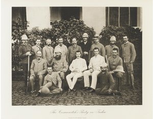 Zarewitsch Nikolaus Alexandrowitsch von Russland besucht Indien, 1891 von Esper Esperovich Ukhtomsky