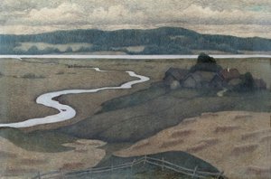 Landschaft aus Svartådalen von Ester Almqvist