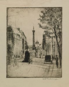 Blick auf den Trafalgar Square von Esther Blaikie MacKinnon