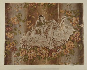 Historischer bedruckter Stoff, ca. 1939 von Esther Hansen