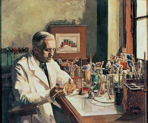 Sir Alexander Fleming (1881-1955), der Entdecker des Penicillins von Ethel Gabain