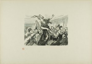 Beim Opernball - Fastenzeit - Es lebe die schick gekleidete Menge! von Etienne Carjat