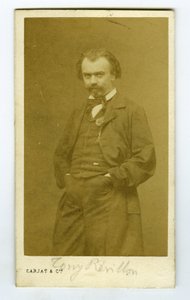 Frankreich, Porträt von Carjat von Antoine „Tony“ Revillon (1832-1898) Journalist, Schriftsteller, Politiker
