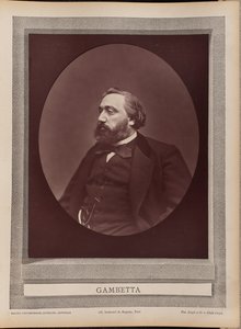 Gambetta von Etienne Carjat