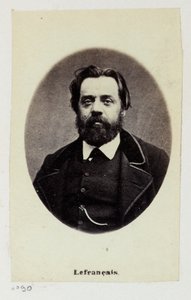Lefrançois Adolphe Gustave, genannt Gustave Lefrançais (1826-1901). Lehrer, gründete 1849 mit Pauline Roland (1805-1852) die Vereinigung der sozialistischen Lehrer. Mitglied der Kommune, saß in der Kommission für Arbeit und Finanzen... von Etienne Carjat