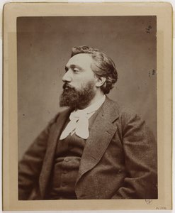 Léon Gambetta (1838-1882), Anwalt und Politiker. von Etienne Carjat
