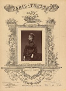 Pariser Theater: Hyacinthe Derval von Etienne Carjat
