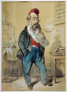 Karikatur von Jules Miot (1810-1883), Politiker von Etienne Carjat