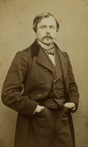 Porträt von Edmond Huot de Goncourt 1822-1896 von Etienne Carjat