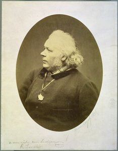 Porträt von Honore Daumier (1808-79), 1861 von Etienne Carjat