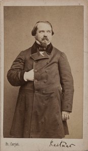 Porträt des Komponisten Jean-Georges Kastner 1810-1867, 1867 von Etienne Carjat