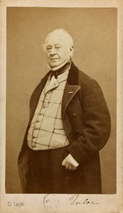 Porträt des Komponisten und Flötisten Jean-Louis Tulou 1786-1865, ca. 1860 von Etienne Carjat