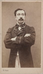 Porträt des Malers Alfred Stevens von Etienne Carjat
