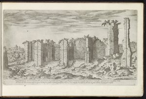 Ruinen der Caracalla-Thermen in Rom von Etienne Duperac