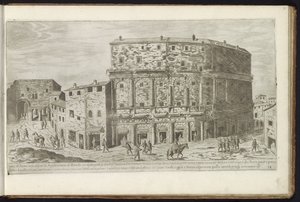 Theater des Marcellus in Rom von Etienne Duperac