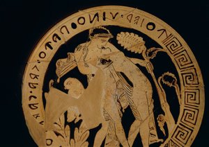 Rotfiguriger Kylix aus Civita Castellana von Etruscan