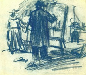 Der Maler René Bosiers von Eugeen van Mieghem