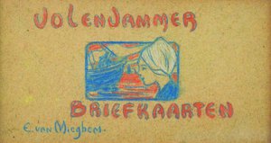 Volendam Postkarte von Eugeen van Mieghem