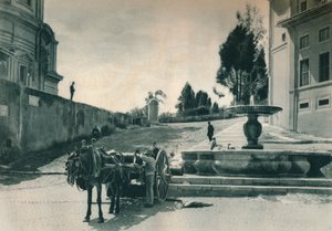Hinter dem Vatikan in der Nähe der Museen und der Münze, Rom, Italien, 1927 von Eugen Poppel