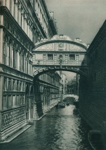 Seufzerbrücke, Venedig, Italien, 1927