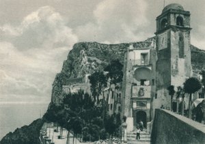 Kirche am Ufer, Capri, Italien, 1927 von Eugen Poppel
