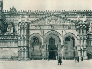 Haupteingang der Kathedrale, Palermo, Sizilien, Italien, 1927