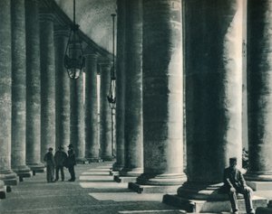 Teil der Kolonnade am Petersplatz, Rom, Italien, 1927 von Eugen Poppel
