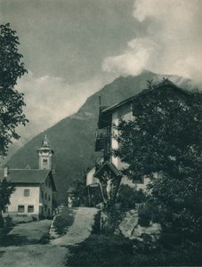 Straße zum Schloss Tirol, Meran, Südtirol, Italien, 1927 von Eugen Poppel