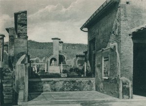 Straße zum Forum hinauf, Pompeji, Italien von Eugen Poppel