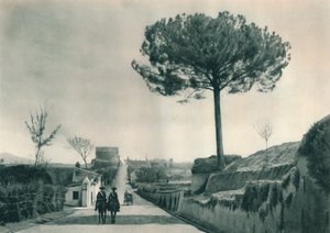 Die Via Appia, Rom, Italien, 1927